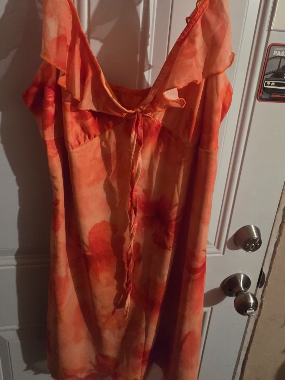 Orange dress
